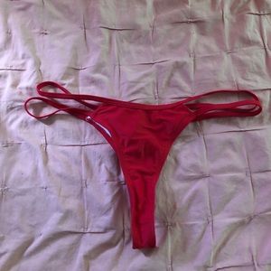 Rose Red Two Strap Bottoms